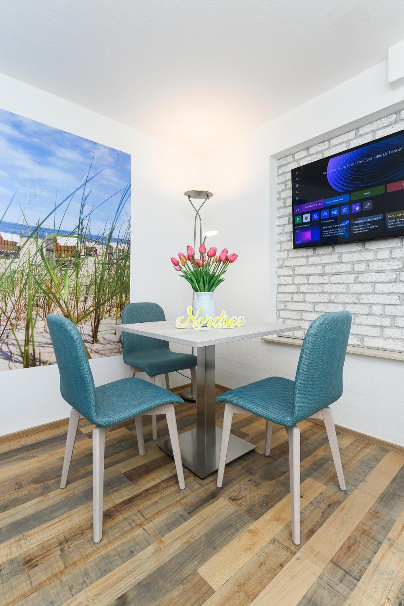 Haus Strandkorb Mit Fruehstuecksoption Bensersiel Exterior foto